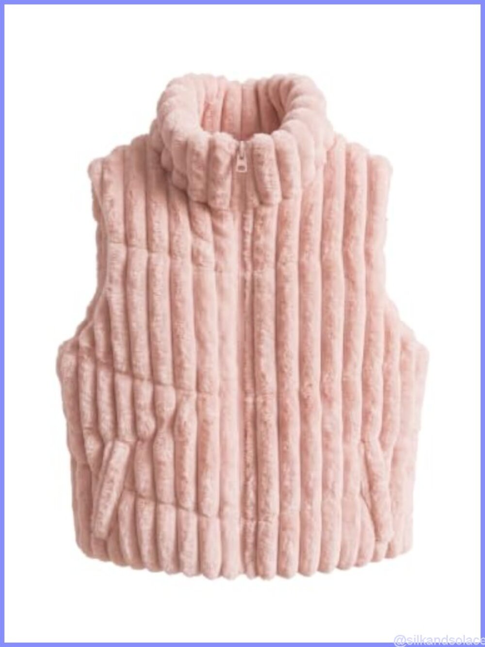 Womens Sleeveless Puffer Vest Full Zip Quilted Lightweight Winter Outerwear